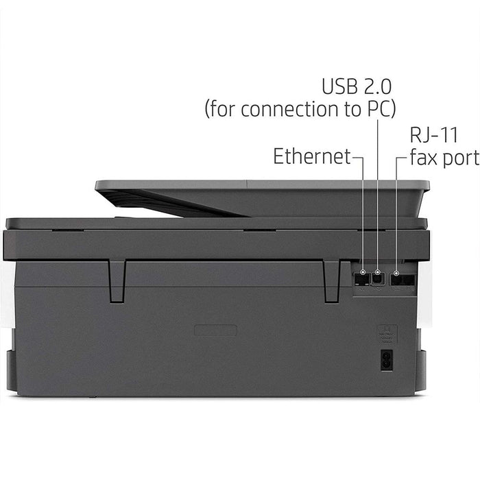 Hewlett Packard OfficeJet 8022e InkJet Color Printer Renewed + 2 Year Warranty