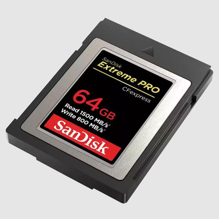 Sandisk Extreme Pro CFexpress Card, 64GB, 1500/800 MB/s (SDCFE-064G-ANCNN)