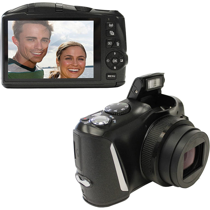 Polaroid 18MP 15x Zoom Instant Digital Camera with 3.0-inch TFT Black