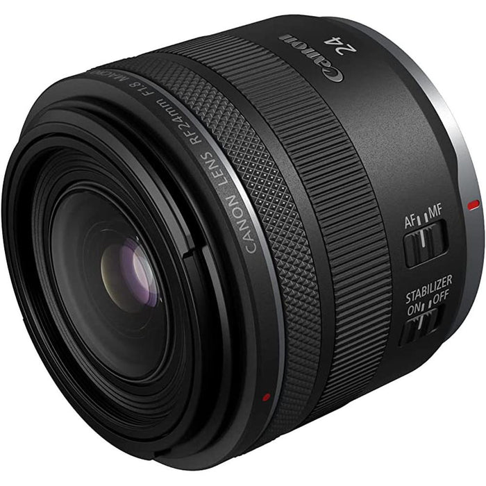 Canon RF 24mm F1.8 Macro is STM Lens for RF Mount Cameras with 7 Year Warranty