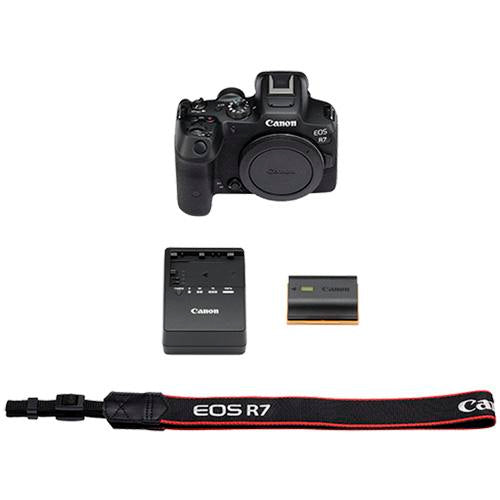 Canon EOS R7 Mirrorless APS-C Camera + 4K Video 32.5 MP CMOS Sensor Body, Refurbished