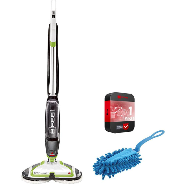 Bissell 2039a SpinWave Hard Floor Spin Mop w/ Hand Duster + Extended Warranty