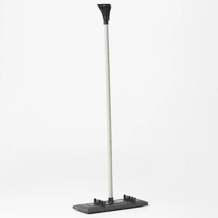 Snow Joe Compact 4-in-1 Telescoping Snow Broom with Ice Scraper and LED Light, Black