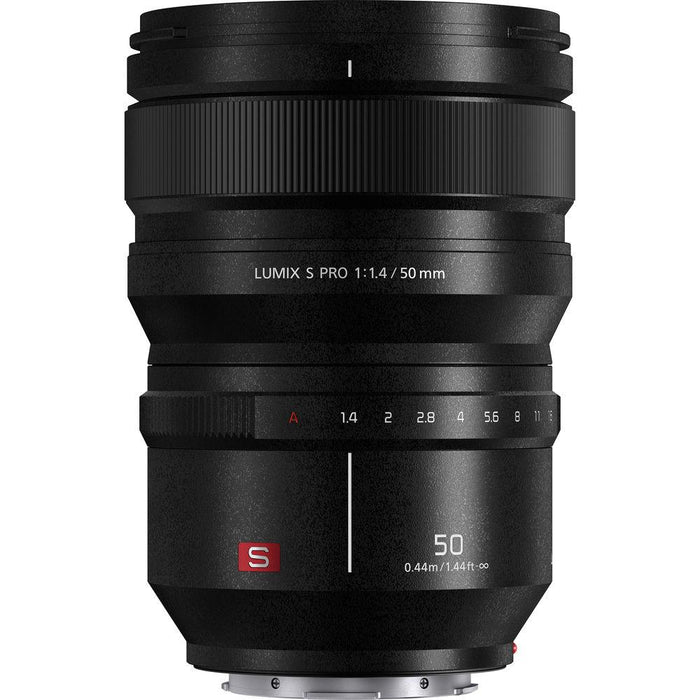 Panasonic LUMIX S PRO 50mm F1.4 Lens for L-Mount Cameras with 7 Year Warranty