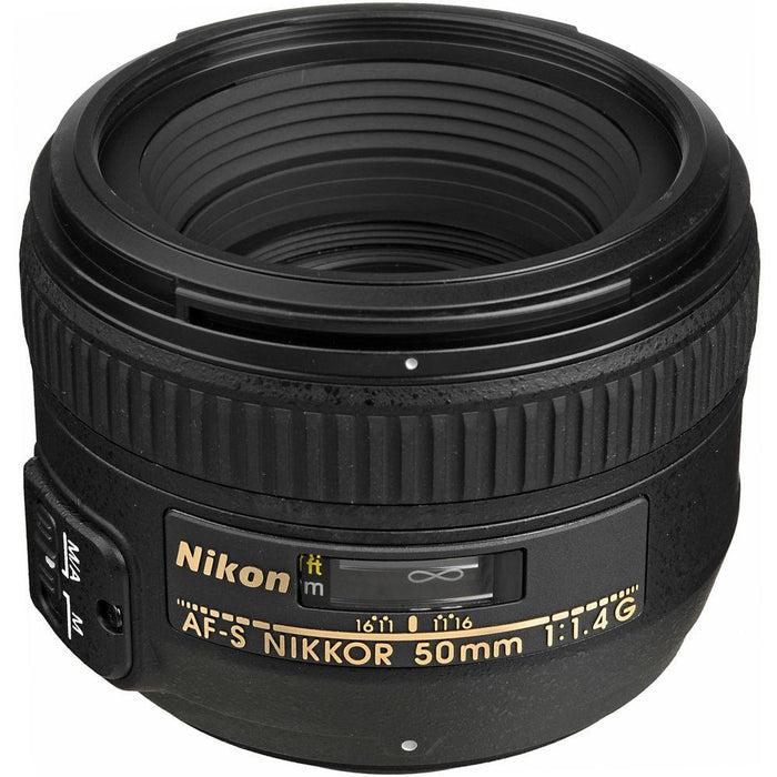 Nikon AF-S DX FX Full Frame NIKKOR 50mm f/1.4G Lens + 7 Year Extended Warranty