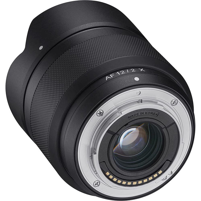 Rokinon 12mm F2.0 AF Compact Ultra Wide Lens for Fujifilm with 7 Year Warranty
