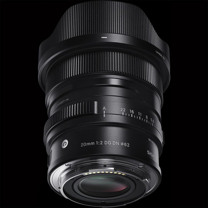 Sigma 20mm F2 DG DN Contemporary Lens for Sony E-Mount with 7 Year Warranty