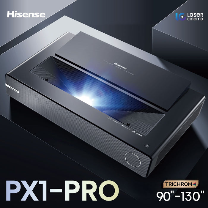 Hisense PX1-PRO 90-130" Ultra Short Throw 4K HDR LASER Projector 2200 LM - Refurbished