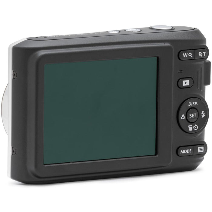Kodak PIXPRO FZ45 16MP Digital Camera White with Lexar 32GB Memory Card