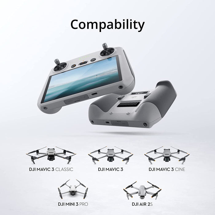 DJI RC Remote Controller for DJI Mini 3 Pro, Mavic 3 Series, Air 2S Drones - Gray