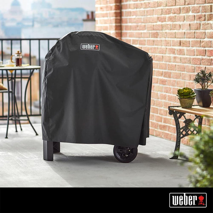 Weber 7181 Pulse 2000 with Cart Premium Grill Cover w/ Duck Fat Cooking Oil