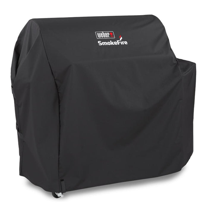 Weber 7191 36 Inch SmokeFire Grill Cover, Black + Kitchen Timer + Drip Pans