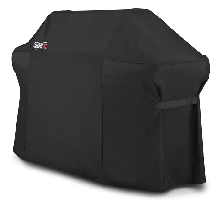 Weber 7109 Grill Cover w/ Storage Bag for Summit 600 Series + Kitchen Accessory Bundle