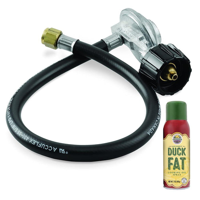 Weber Hose and Regulator Kit 21-Inch with Spray Cooking Oil