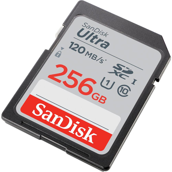 Sandisk Ultra SDXC Memory Card, 256GB, Class 10/UHS-I, 120MB/S