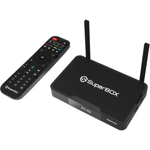 Superbox  Superbox S3 Pro Dual Band Wi-Fi 2.4Ghz 5Ghz Supports 6K Video - Open Box