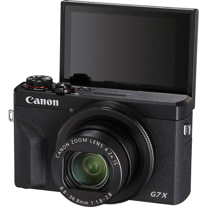 Canon PowerShot G7 X Mark III 20.1MP 4.2x Optical Zoom Digital Camera-Black - Open Box