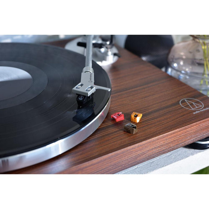 Audio-Technica Bluetooth Turntable Manual Rosewood with 2 Year Extended Warranty