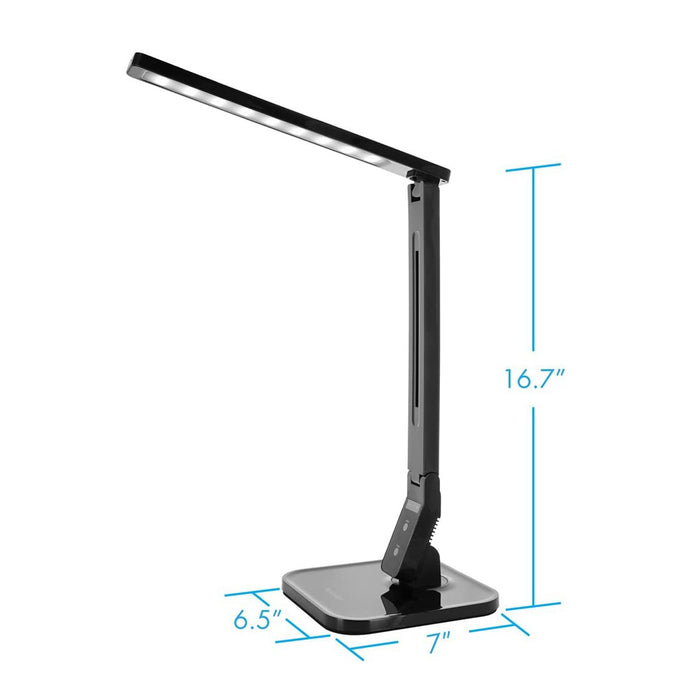 Tenergy 7W Dimmable Adjustable LED Desk Lamp, 530 Lumens with 5 Dimming Levels