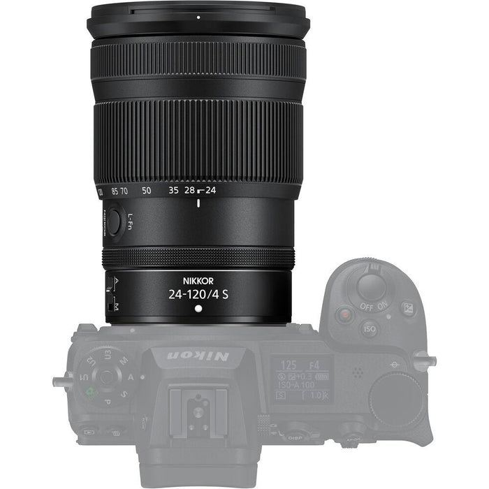 Nikon NIKKOR Z 24-120mm f/4 S Lens Telephoto Zoom F/ Z-Mount + 7 Year Protection Pack