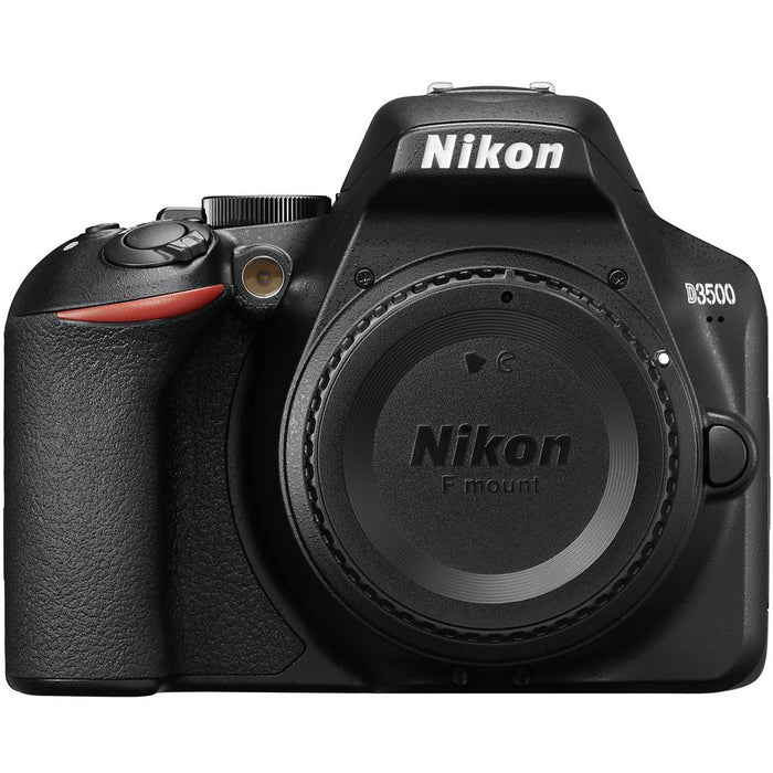 Nikon D3500 24.2MP DSLR Camera w/ 18-55 VR & 70-300 Lens + 3 Year Extended Warranty