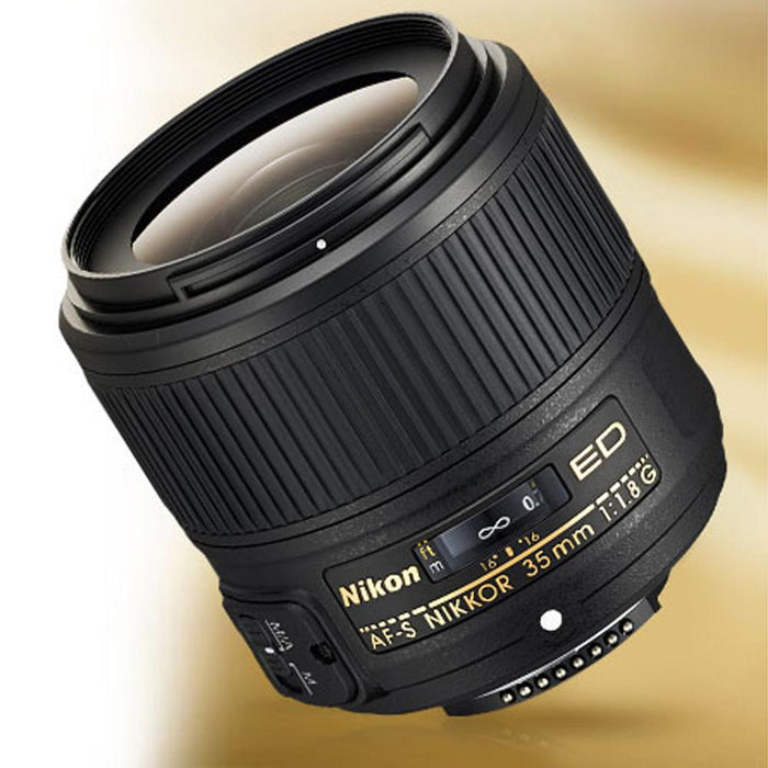 Nikon AF-S NIKKOR 35mm f/1.8G ED FX-Format Lens F Mount Cameras+7 Year Warranty