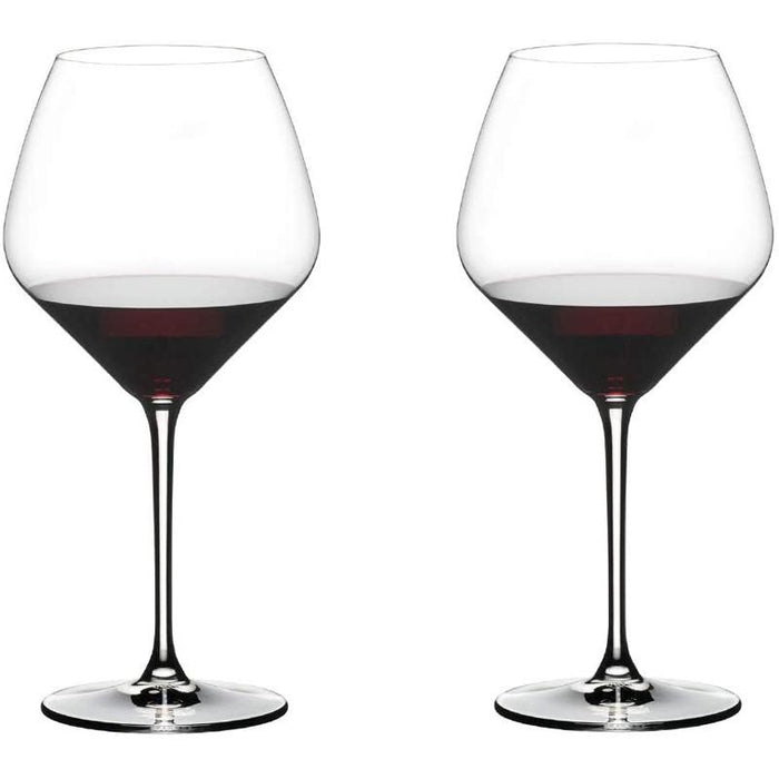 Riedel Extreme Pinot Noir Glass, Set of Two - 4441/07 + Deluxe Lever Corkscrew