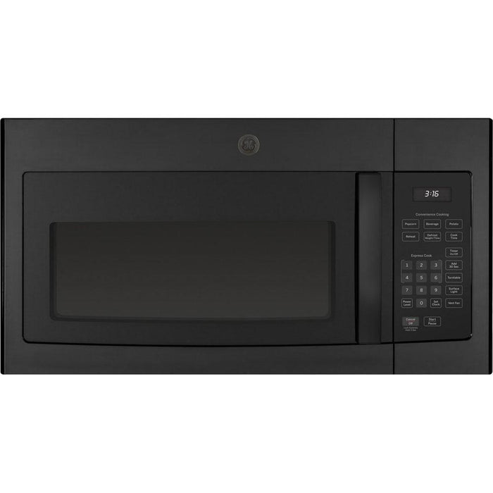 GE 1.6 Cu. Ft. Over-the-Range Microwave Oven, Black - Open Box