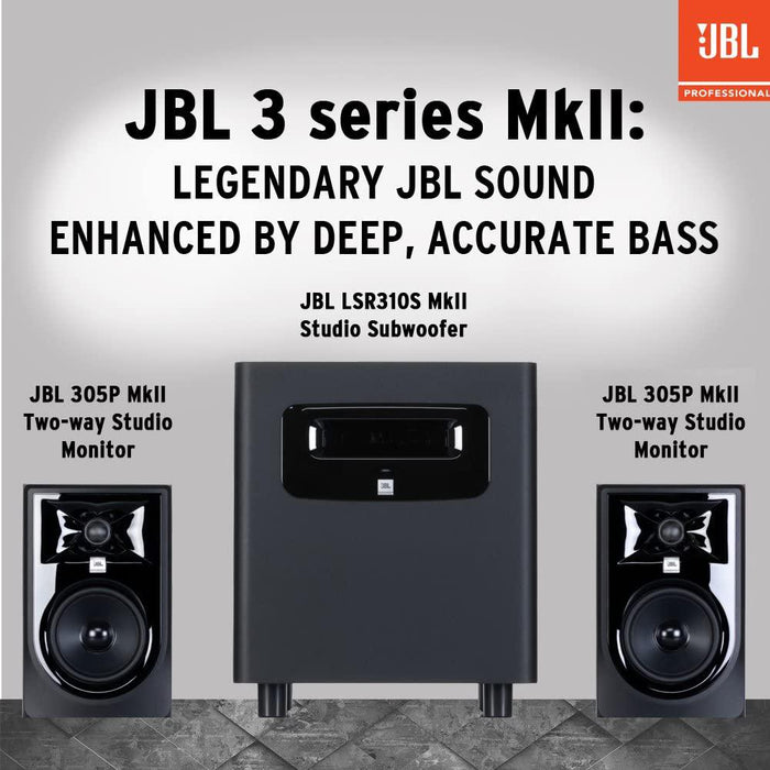 JBL Professional 305P MKII 5" 2-Way Powered Studio Monitor (2018) - Open Box