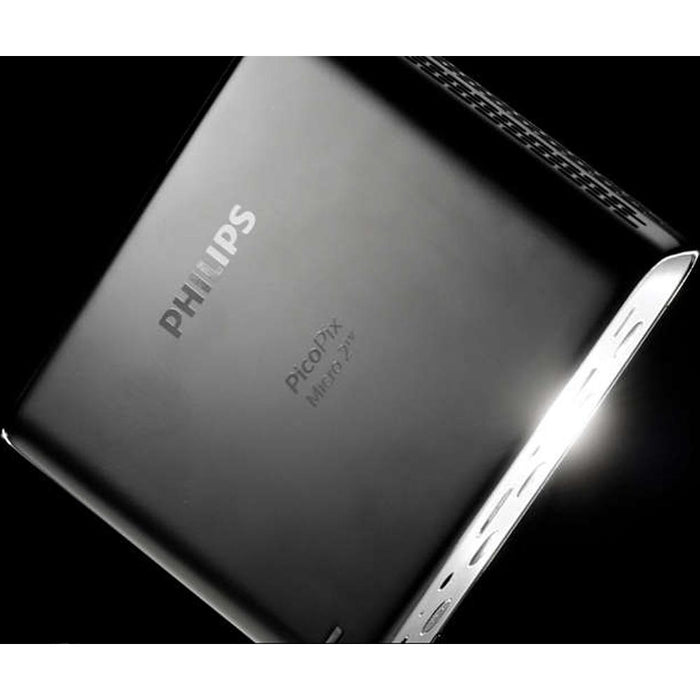 Philips PicoPix Micro 2TV WVGA Smart Portable Compact DLP Pico Projector - Open Box