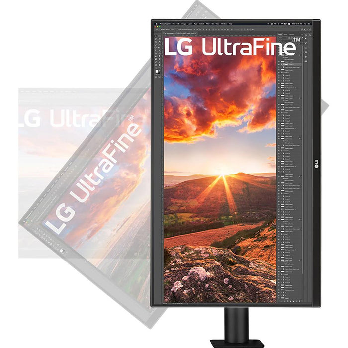 LG 27" UHD Ergo IPS VESA 400 Ultrafine Monitor + 365 Personal & 3 Year Warranty
