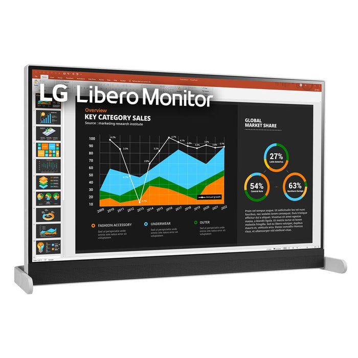 LG 27" QHD IPS HDR 10 Libero Monitor with Webcam+365 Personal & 3 Year Warranty