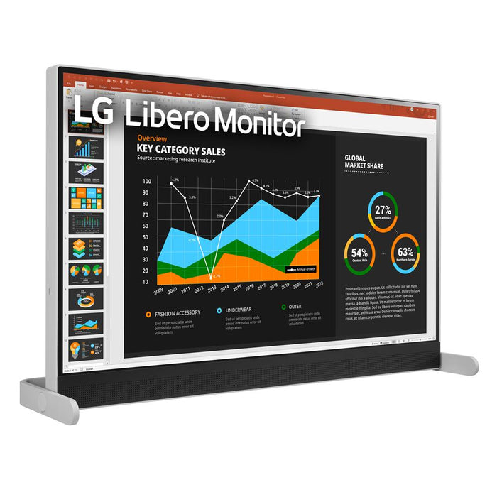 LG 27" QHD IPS HDR 10 Libero Monitor with Webcam+365 Personal & 3 Year Warranty