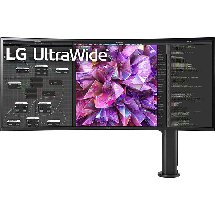 LG 37.5" Curved UltraWide QHD Plus Monitor +Microsoft 365 Personal +3 Yr Warranty