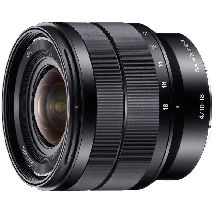 Sony SEL1018 10-18mm f/4 Wide-Angle Zoom E-Mount Lens + 7 Year Extended Warranty