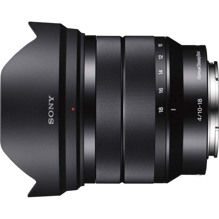 Sony SEL1018 10-18mm f/4 Wide-Angle Zoom E-Mount Lens + 7 Year Extended Warranty