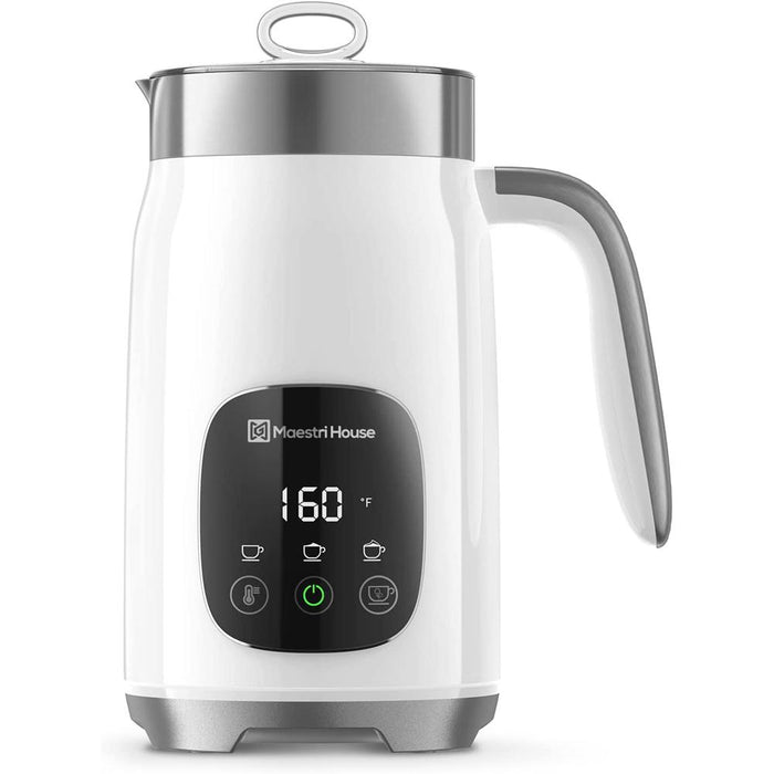 Maestri House Integrated Milk Frother and Steamer White with 2 Year Warranty