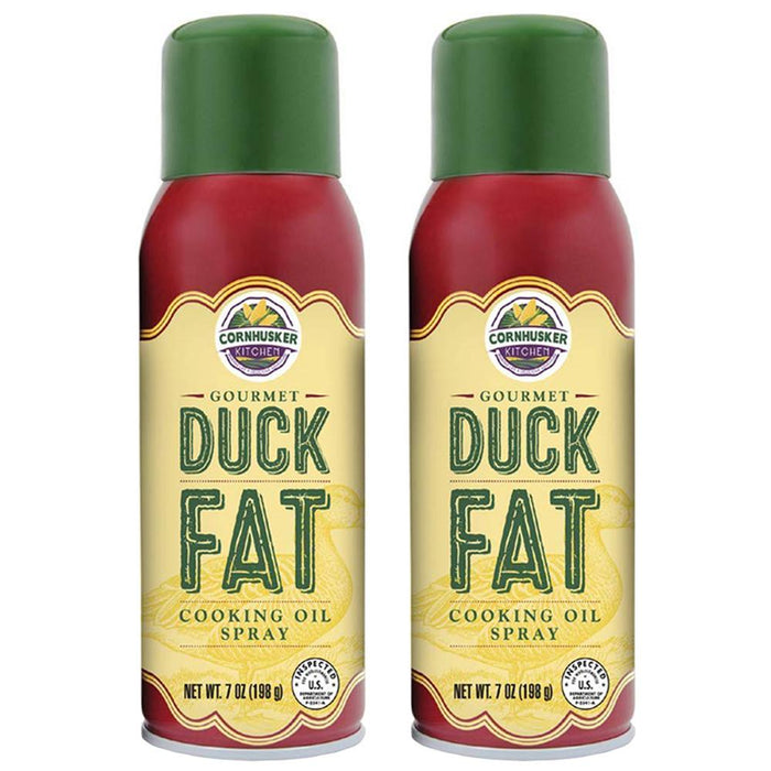 Cornhusker Kitchen Gourmet Duck Fat Spray Cooking Oil (2-Pack)