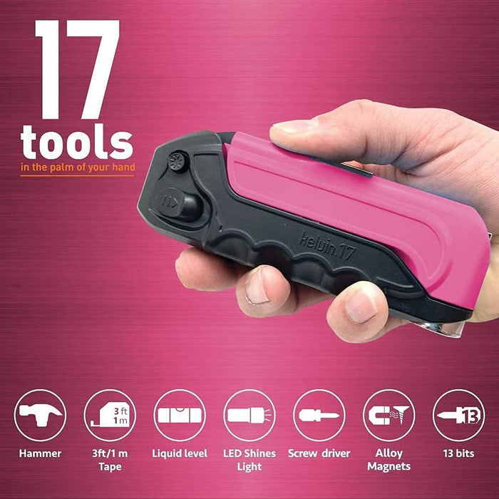 Kelvin The Everyday Multi-Tool with Flashlight Pink 2 Pack