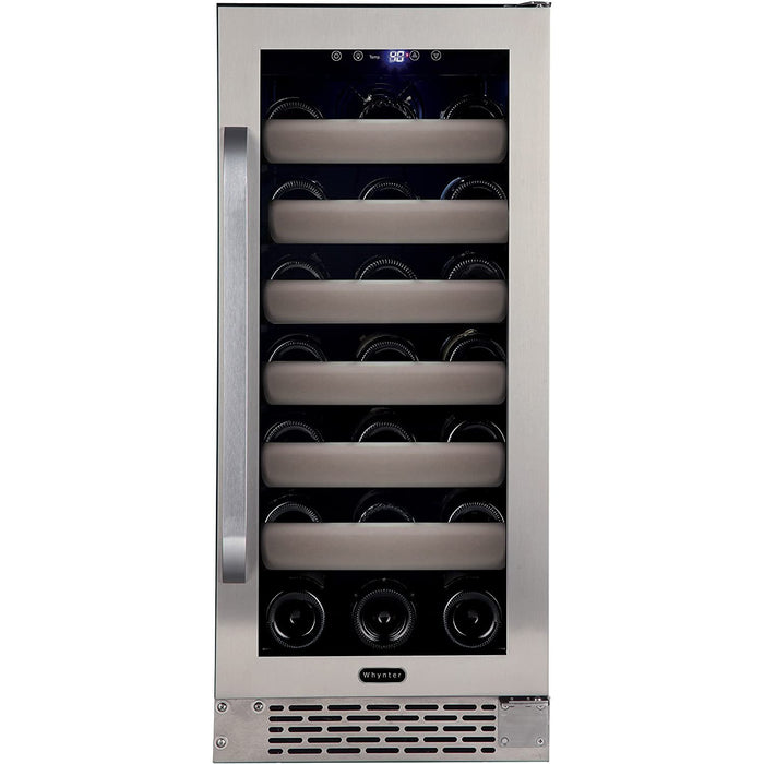 Whynter Elite 33 Bottle Single Zone Built-in Wine Refrigerator/Cooler (BWR-331S)