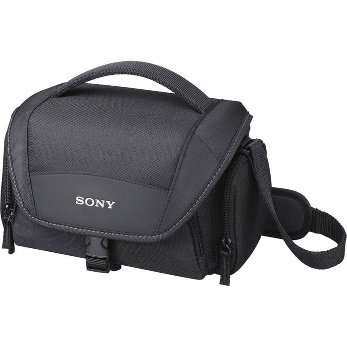 Sony Soft Carrying Case for Cyber-Shot and Alpha Cameras Black - Open Box