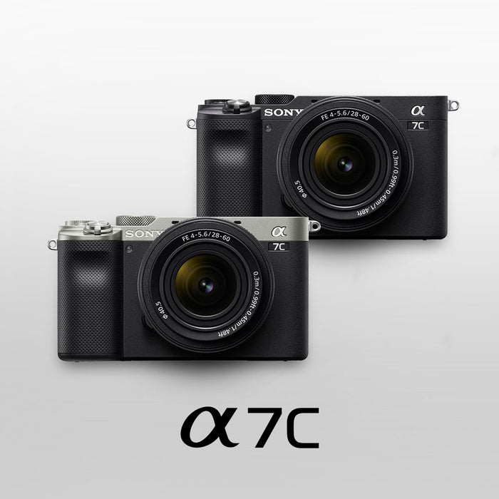 Sony a7C Full Frame Mirrorless Alpha Camera Body+28-60mm Lens Kit Black Open Box