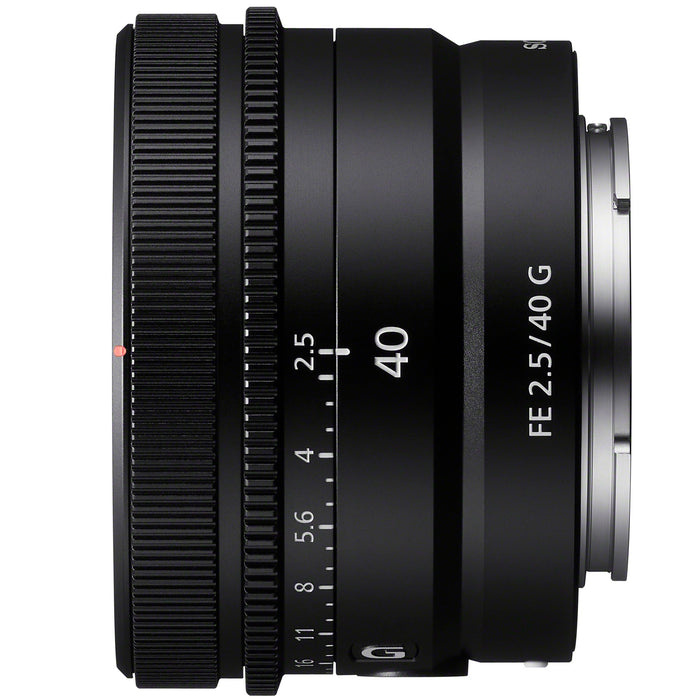 Sony FE 40mm F2.5 G Full Frame Ultra Compact Prime G Lens for E-Mount Open Box