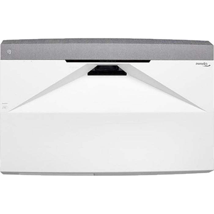 Optoma CinemaX D2 DLP 4K Ultra-Short-Throw Projector with HDR, White (2022) - Open Box