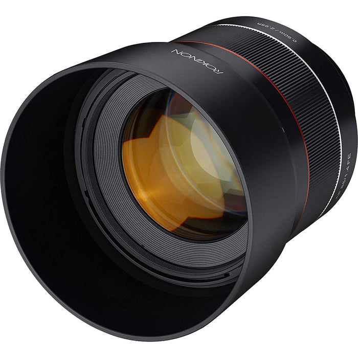 Rokinon 85mm F1.4 Full Frame Telephoto Lens for Sony E - Open Box