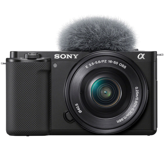 Sony Alpha ZV-E10 Mirrorless Vlog Camera w/ 16-50mm Lens, Black (Open Box)