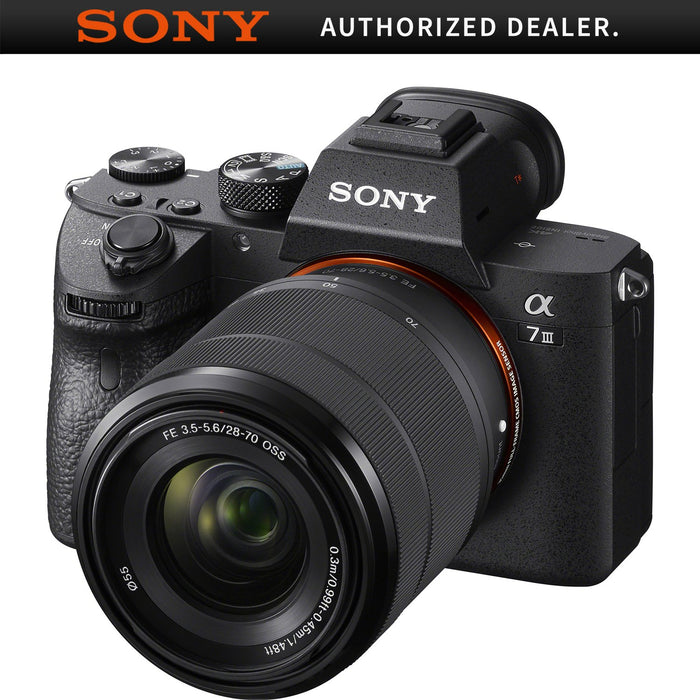 Sony a7 III Mirrorless Full Frame Camera Body + 28-70mm Lens Kit (Open Box)