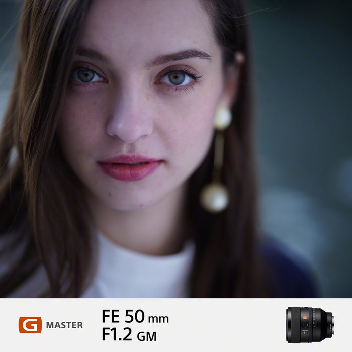 Sony FE 50mm F1.2 GM Full Frame Large Aperture G Master Lens for E-Mount (Open Box)