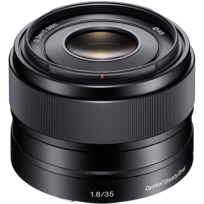 Sony 35mm f/1.8 Prime Fixed E-Mount Lens - Open Box