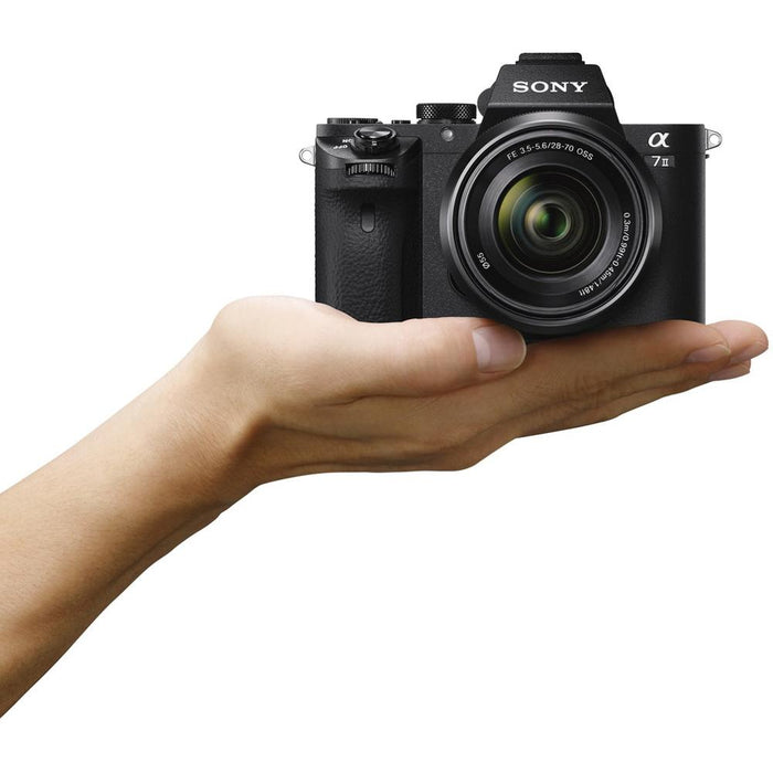 Sony a7 II Mirrorless Full Frame Camera + 28-70mm Lens Kit ILCE-7M2K/B (Open Box)